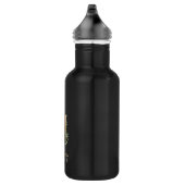 Elegant Botanical Monogram Gold Letter J Waterfles (Rechts)