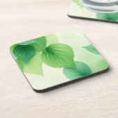 Elegant Botanical Nature inspired design Bier Onderzetter (Linkerzijde)