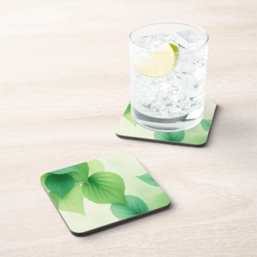 Elegant Botanical Nature inspired design Bier Onderzetter (Rechterzijde)