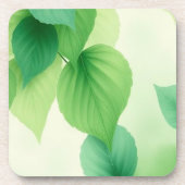 Elegant Botanical Nature inspired design Bier Onderzetter (Voorkant)