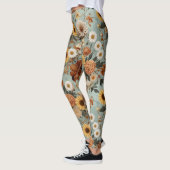 Elegant Botanical Pattern Leggings (Links)