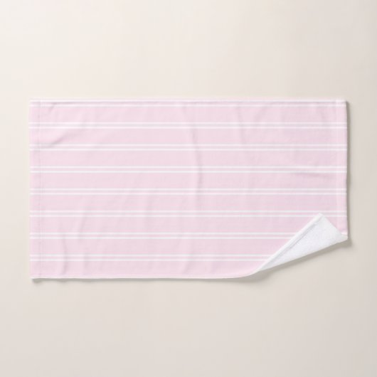 Elegant Botanical Pink Green Hydrangea Bad Handdoek (Handdoek)