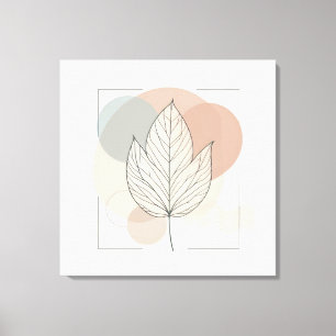 Elegant Botanical Stretched Canvas Print