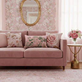  Elegant botanical  watercolor leaves  greenery  Kussen