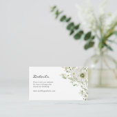 Elegant Botanical Wedding Enclosure Kaart (Staand voorkant)