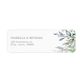 Elegant Botanical Wedding Etiket
