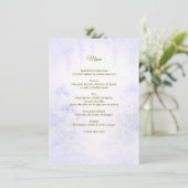 Elegant Botanical Wedding Menu (Staand voorkant)