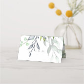 Elegant Botanical Wedding Plaatskaartje (Achterkant)