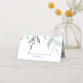 Elegant Botanical Wedding Plaatskaartje