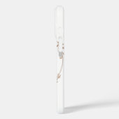 Elegant Botanical Wreath with Zen Quote Case-Mate iPhone Case (Achterkant / Links)