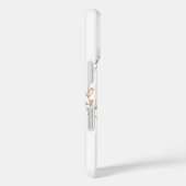 Elegant Botanical Wreath with Zen Quote Case-Mate iPhone Case (Achterkant / Rechts)