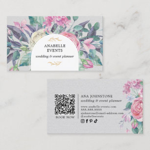Elegant Botanicals QR-code Visitekaartje