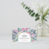 Elegant Botanicals QR-code Visitekaartje (Staand voorkant)