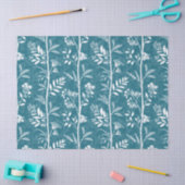 Elegant Botanicals Turquoise Tuin Droom Tissuepapier (Craft)