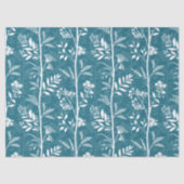 Elegant Botanicals Turquoise Tuin Droom Tissuepapier (Voorkant)