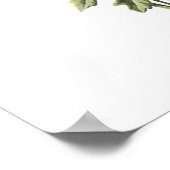 Elegant Botanisch Afdrukchrysanthemum Poster (Hoek)