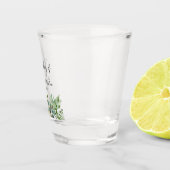 Elegant botanisch blad shot glas (Rechts)