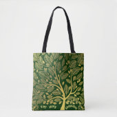 Elegant Botanisch Blad Winkel Kerstmis Tote Bag (Voorkant)