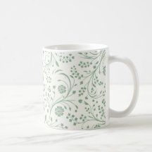Elegant botanisch bloempatroon – Minimaal natuur