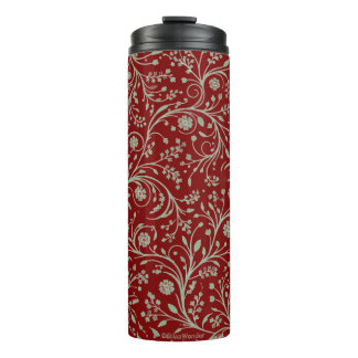 Elegant botanisch bloempatroon – Minimaal natuurge Thermosbeker