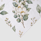Elegant Botanisch Eucalyptus Vloeipapier Tissuepapier (Detail)
