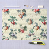 Elegant botanisch  fruitscript tissuepapier (Craft)