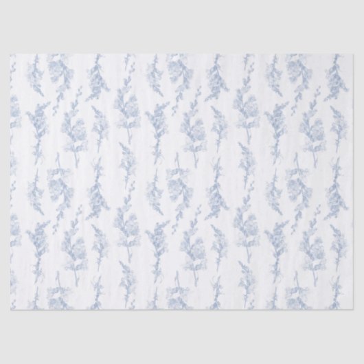 Elegant Botanisch Geschenkpapier Tissuepapier (Voorkant)