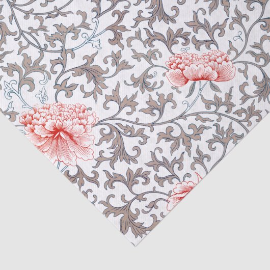 Elegant  Botanisch in neutraal kleuren Tissuepapier (Detail)