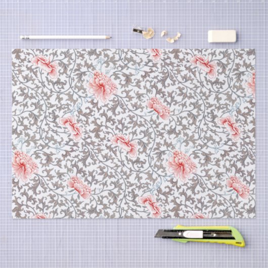 Elegant Botanisch in neutraal kleuren Tissuepapier (Craft)