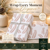 Elegant botanisch inpakpapier