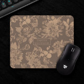 Elegant botanisch | Koperzilver Roos Muismat