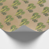 Elegant Botanisch  Kraft Hops Patroon Cadeaupapier (Hoek)