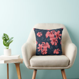 Elegant botanisch kussen voor slaapkamer