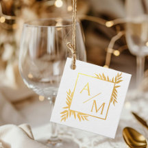 Elegant, botanisch, monogram