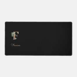 Elegant Botanisch Monogram Letter F Bureaumat