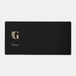 Elegant Botanisch Monogram Letter G Bureaumat