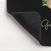 Elegant Botanisch Monogram Letter G Muismat (Hoek)