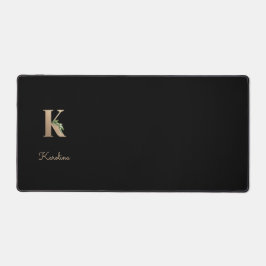 Elegant Botanisch Monogram Letter K Bureaumat