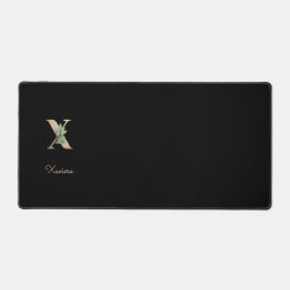 Elegant Botanisch Monogram Letter X Bureaumat