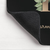 Elegant Botanisch Monogram Letter Y Muismat (Hoek)