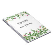 Elegant botanisch notitieboek (Rechterzijde)