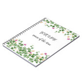 Elegant botanisch notitieboek (Linkerzijde)