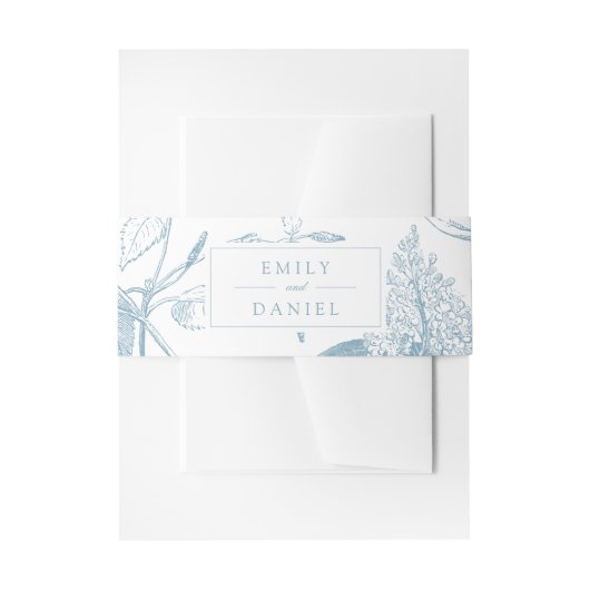 Elegant botanisch onderzoek uitnodigingen wikkel (Voorkant Voorbeeld)