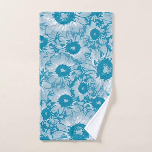 Elegant botanisch patroon bad handdoek (Handdoek)