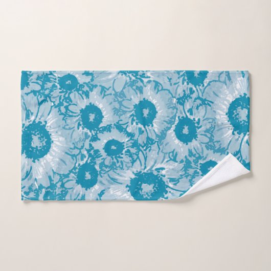 Elegant botanisch patroon bad handdoek (Handdoek)