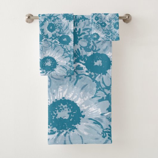 Elegant botanisch patroon bad handdoek (Insitu)