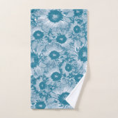 Elegant botanisch patroon bad handdoek (Handdoek)