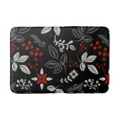 Elegant botanisch patroon badmat (Voorkant)