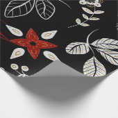 Elegant botanisch patroon cadeaupapier (Hoek)
