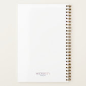 Elegant Botanisch Patroon Floral Notes Journal II Notitieboek (Achterkant)